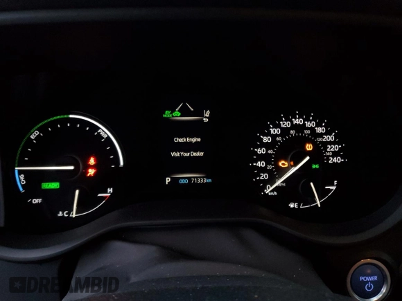 2021 Toyota Sienna XLE with VIN 5TDGSKFC9MS020952, listed as a Copart auction lot 82674544 with 71,333 mi miles and Salvage Title. Bid and sale history available at carsss.com. Image 9.