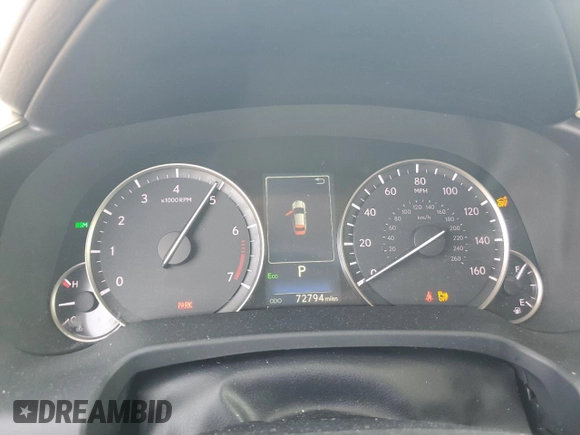 2020 Lexus RX 350 with VIN 2T2JZMAA8LC163543, listed as a Copart auction lot 57774285 with 72,794 mi miles and Salvage title. Bid and sale history available at DreamBid. Image 9.