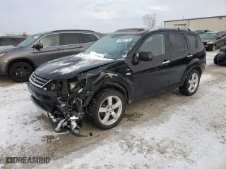 2008 Mitsubishi Outlander XLS with VIN JA4MT41X38Z020384, listed as a Copart auction lot 43821775 with 110,522 mi miles and Salvage Title. Bid and sale history available at carsss.com. Image 1.