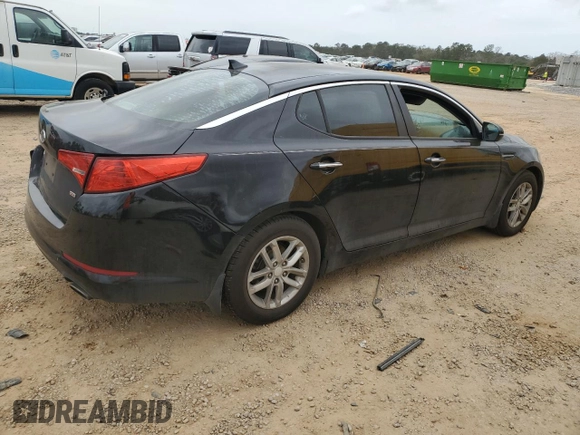 2013 Kia Optima LX with VIN KNAGM4A76D5304669, listed as a Copart auction lot 47843525 with 236,853 mi miles and Salvage Title. Bid and sale history available at carsss.com. Image 3.