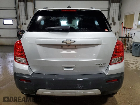 2015 Chevrolet Trax LT with VIN 3GNCJRSB1FL168214, listed as a Copart auction lot 54868005 with 123,467 mi miles and Clean Title. Bid and sale history available at carsss.com. Image 6.
