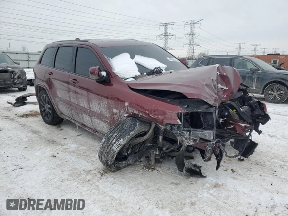 2020 Jeep Grand Cherokee Altitude with VIN 1C4RJFAG8LC282247, listed as a Copart auction lot 44925315 with 66,741 mi miles and Salvage Title. Bid and sale history available at carsss.com. Image 4.