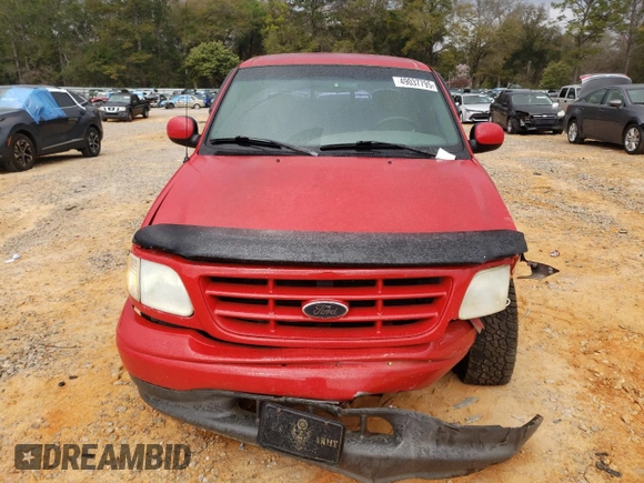 2002 Ford F-150 XL with VIN 1FTRX17232NB93699, listed as a Copart auction lot 49037795 with 0 mi miles and Salvage Title. Bid and sale history available at carsss.com. Image 5.