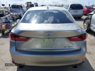2015 Lexus IS 250 with VIN JTHBF1D2XF5077994, listed as a IAAI auction lot 41905643 with 86,977 mi miles and . Bid and sale history available at carsss.com. Image 16.