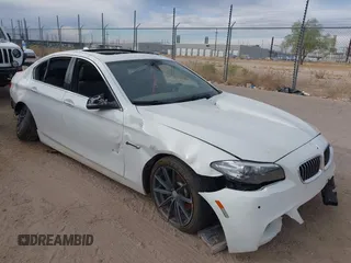 2015 BMW 5 Series 528i with VIN WBA5A5C54FD523138, listed as a IAAI auction lot 41067885 with Not Provided miles. Bid and sale history available at carsss.com. Image 1.
