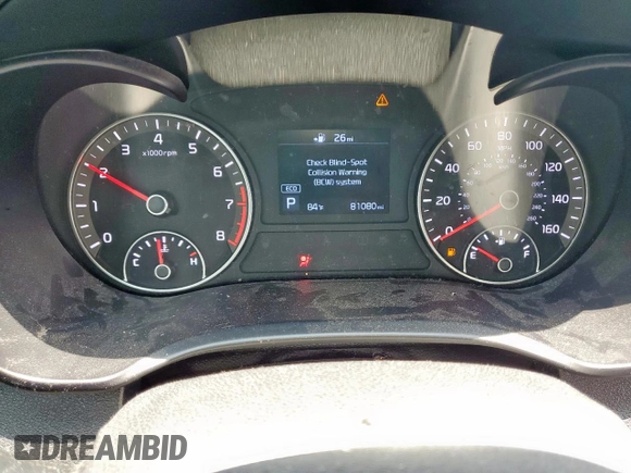 2020 Kia Optima LX with VIN 5XXGT4L32LG442977, listed as a Copart auction lot 59026745 with 81,080 mi miles and Salvage title. Bid and sale history available at DreamBid. Image 9.