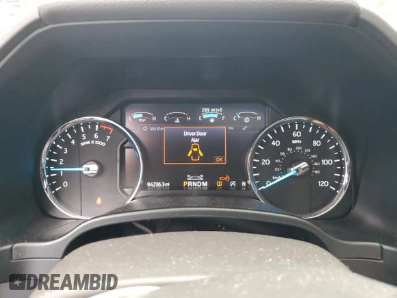 2021 Ford Expedition Max XLT with VIN 1FMJK1JT7MEA19405, listed as a Copart auction lot 43986285 with 94,236 mi miles and Salvage Title. Bid and sale history available at DreamBid. Image 9.