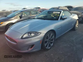 2014 Jaguar XK with VIN SAJWA4GB1ELB53454, listed as a Copart auction lot 76628204 with 0 mi miles and Non Repairable. Bid and sale history available at carsss.com. Image 1.
