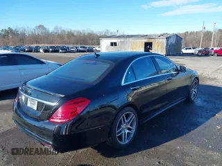 2015 Mercedes-Benz S-Class S 550 with VIN WDDUG8CB3FA077236, listed as a IAAI auction lot 41193044 with 98,612 mi miles. Bid and sale history available at carsss.com. Image 4.