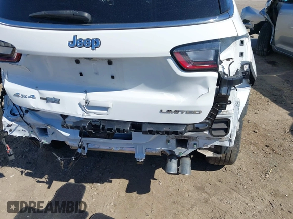 2022 Jeep Compass Limited with VIN 3C4NJDCB1NT149826, listed as a IAAI auction lot 41808462 with 32,278 mi miles and . Bid and sale history available at DreamBid. Image 18.