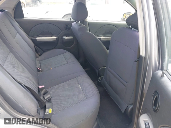 2006 Chevrolet Aveo LT with VIN KL1TG56676B537180, listed as a IAAI auction lot 42571644 with 200,894 mi miles and . Bid and sale history available at DreamBid. Image 8.