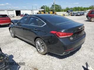 2017 Genesis G80 3.8L z VIN KMHGN4JEXHU175292, wystawiony jako Copart lot #51922895 z przebiegiem Nie podano mil oraz Szkoda całkowita • Salvage title. Historia ofert i sprzedaży dostępna na DreamBid. Obrazek 2.