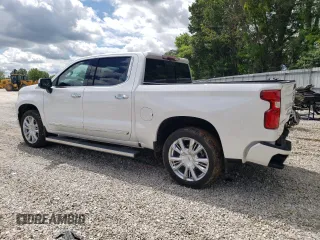 2024 Chevrolet Silverado 1500 High Country with VIN 1GCUDJE88RZ300839, listed as a Copart auction lot 60121904 with 2,069 mi miles and Salvage Title. Bid and sale history available at DreamBid. Image 2.
