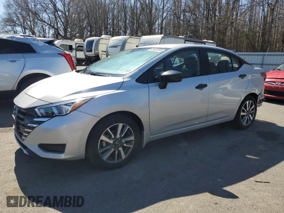 2024 Nissan Versa S with VIN 3N1CN8DV7RL875548, listed as a Copart auction lot 49424065 with 10,154 mi miles and Salvage Title. Bid and sale history available at DreamBid. Image 1.