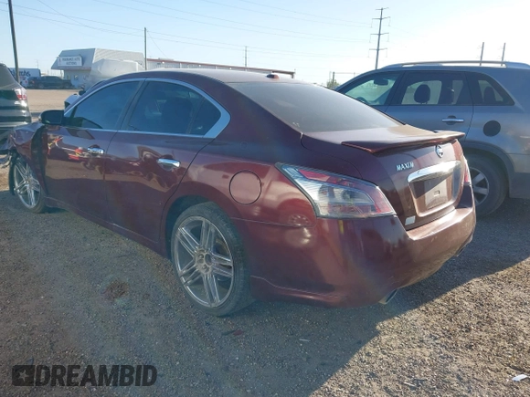 2013 Nissan Maxima S with VIN 1N4AA5AP7DC807233, listed as a IAAI auction lot 41760607 with 163,599 mi miles and . Bid and sale history available at DreamBid. Image 3.