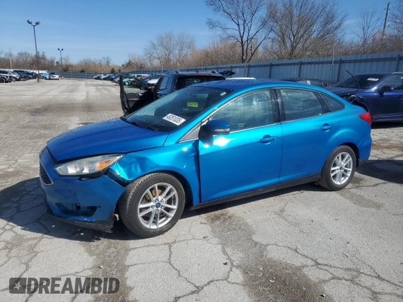 2016 Ford Focus SE with VIN 1FADP3F28GL398046, listed as a Copart auction lot 49261035 with 98,376 mi miles and Salvage Title. Bid and sale history available at carsss.com. Image 1.