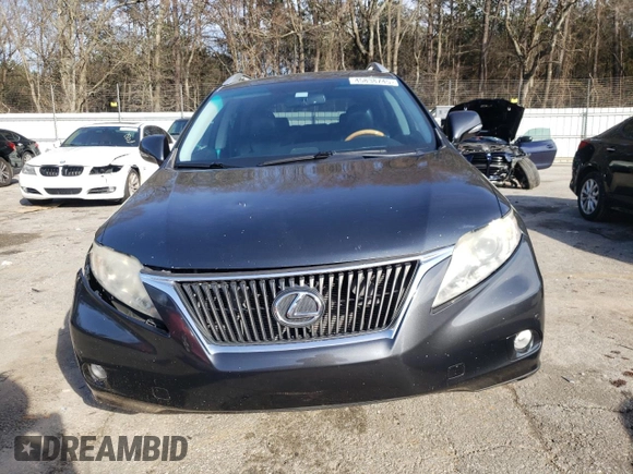 2010 Lexus RX 350 with VIN 2T2ZK1BAXAC025777, listed as a Copart auction lot 45838745 with 135,159 mi miles and Salvage Title. Bid and sale history available at carsss.com. Image 5.