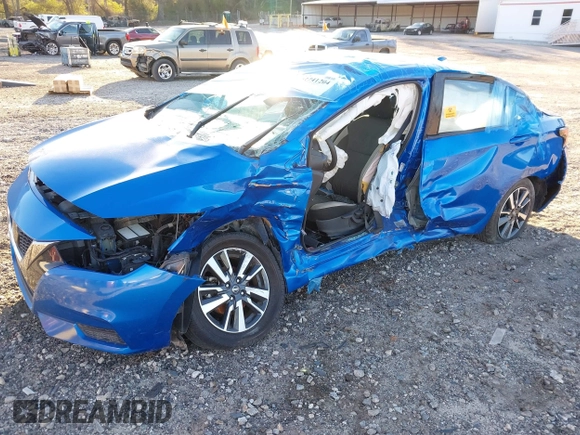 2021 Nissan Versa SV with VIN 3N1CN8EV7ML833968, listed as a IAAI auction lot 41741204 with 80,734 mi miles and . Bid and sale history available at DreamBid. Image 2.