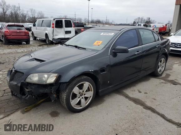 2009 Pontiac G8 with VIN 6G2ER57759L194880, listed as a Copart auction lot 86408424 with 0 mi miles and Clean Title. Bid and sale history available at carsss.com. Image 1.
