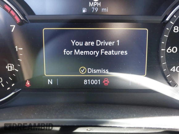 2020 Cadillac XT6 FWD Premium Luxury with VIN 1GYKPCRS7LZ104392, listed as a IAAI auction lot 42278675 with 81,001 mi miles and . Bid and sale history available at DreamBid. Image 15.