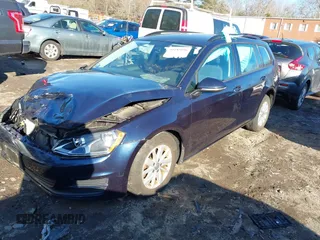 2016 Volkswagen Golf SportWagen TSI S with VIN 3VWC17AU6GM507297, listed as a IAAI auction lot 41185896 with 44,452 mi miles. Bid and sale history available at carsss.com. Image 2.