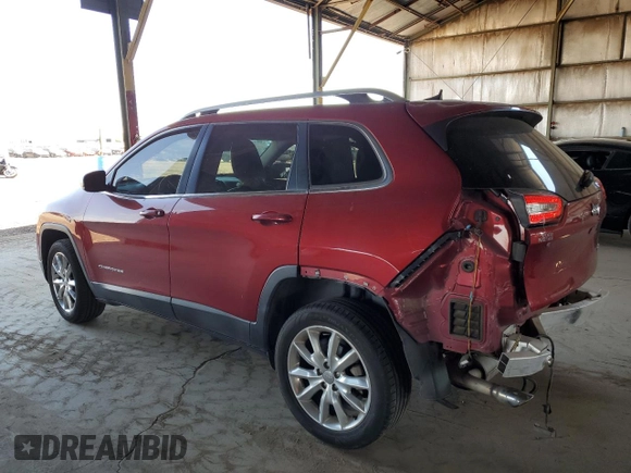 2016 Jeep Cherokee Limited with VIN 1C4PJLDB3GW229689, listed as a Copart auction lot 54898645 with 145,861 mi miles and Salvage title. Bid and sale history available at DreamBid. Image 2.