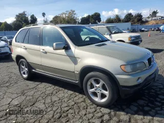 2001 BMW X5 3.0i with VIN WBAFA53591LM83013, listed as a Copart auction lot 75572374 with 0 mi miles and Clean Title. Bid and sale history available at carsss.com. Image 4.