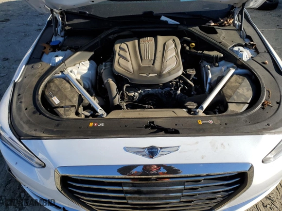 2017 Genesis G90 3.3T Premium with VIN KMHG34JA8HU027032, listed as a Copart auction lot 78633003 with 95,950 mi miles. Bid and sale history available at carsss.com. Image 11.