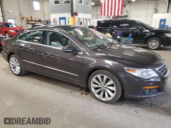 2009 Volkswagen CC Sport with VIN WVWEU73C99E544585, listed as a Copart auction lot 54197555 with 137,768 mi miles and Clean Title. Bid and sale history available at DreamBid. Image 4.