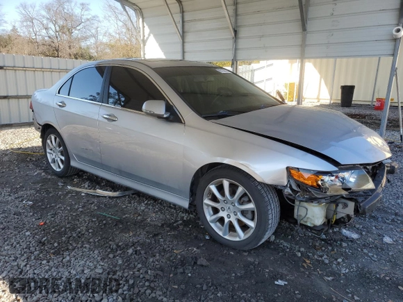 2007 Acura TSX Navi with VIN JH4CL96937C021639, listed as a Copart auction lot 89138225 with 96,671 mi miles and Salvage Title. Bid and sale history available at carsss.com. Image 4.