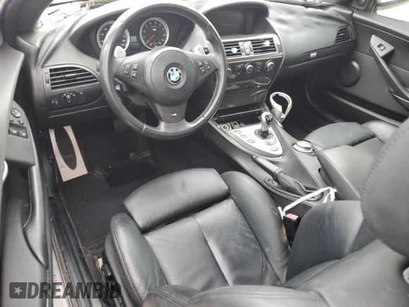 2007 BMW 6 Series M6 with VIN WBSEH93567B798456, listed as a Copart auction lot 77244804 with Not Provided miles and Salvage Title. Bid and sale history available at DreamBid. Image 8.