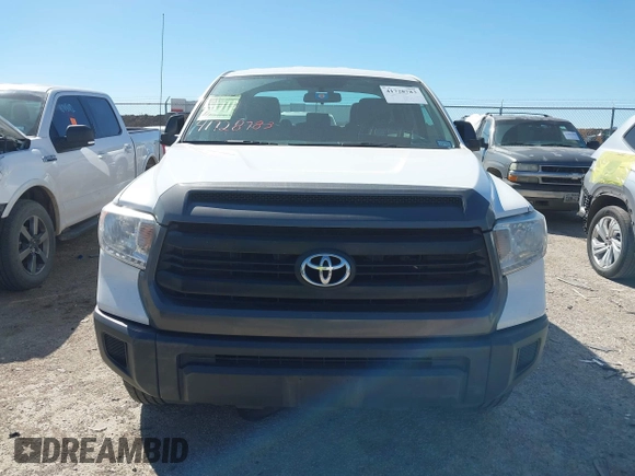 2014 Toyota Tundra 4WD Truck SR with VIN 5TFUM5F17EX055949, listed as a IAAI auction lot 41728783 with 107,019 mi miles. Bid and sale history available at carsss.com. Image 12.