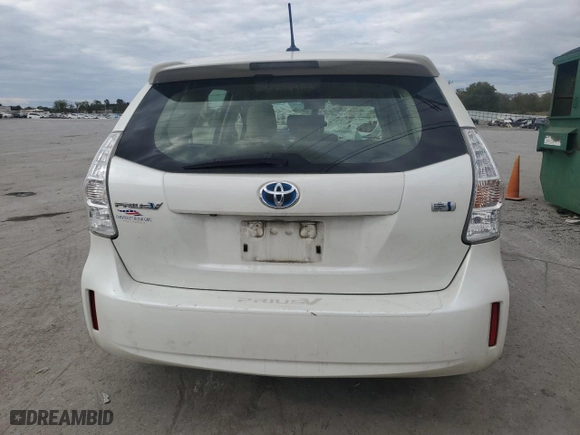 2014 Toyota Prius v Two with VIN JTDZN3EUXEJ005021, listed as a Copart auction lot 72002504 with 251,074 mi miles and Clean Title. Bid and sale history available at carsss.com. Image 6.