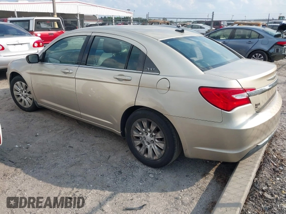 2014 Chrysler 200 LX with VIN 1C3CCBAB3EN123855, listed as a IAAI auction lot 41573962 with 146,495 mi miles and . Bid and sale history available at carsss.com. Image 3.