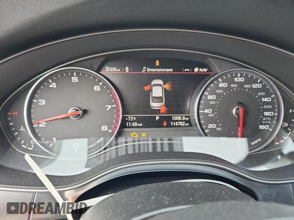 2012 Audi A6 Premium Plus with VIN WAUGGAFC9CN149299, listed as a Copart auction lot 61159115 with 114,782 mi miles and Non repairable. Bid and sale history available at DreamBid. Image 9.