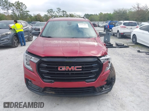 2023 GMC Terrain SLT with VIN 3GKALPEG4PL168476, listed as a IAAI auction lot 41951487 with 24,656 mi miles and . Bid and sale history available at carsss.com. Image 12.