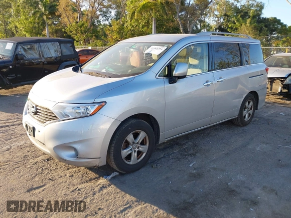 2017 Nissan Quest SV with VIN JN8AE2KP6H9169849, listed as a IAAI auction lot 41565284 with 154,656 mi miles. Bid and sale history available at carsss.com. Image 2.