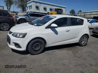 2017 Chevrolet Sonic LT with VIN 1G1JG6SH8H4175194, listed as a Copart auction lot 54615095 with 129,598 mi miles and Salvage title. Bid and sale history available at DreamBid. Image 1.