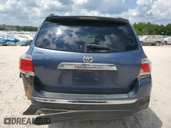 2013 Toyota Highlander with VIN 5TDZA3EH7DS041247, listed as a Copart auction lot 54598755 with 143,619 mi miles and Salvage Title. Bid and sale history available at DreamBid. Image 6.