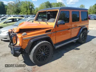 2015 Mercedes-Benz G-Class G 63 AMG with VIN WDCYC7DF6FX233862, listed as a Copart auction lot 70779114 with 0 mi miles and Salvage Title. Bid and sale history available at carsss.com. Image 1.