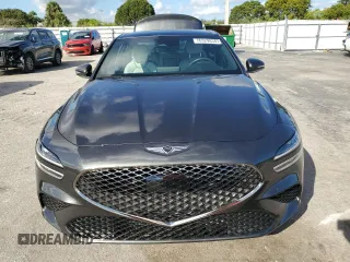 2024 Genesis G70 3.3T Sport Advanced with VIN KMTG54SE3RU137196, listed as a Copart auction lot 76329834 with 1,348 mi miles and Salvage Title. Bid and sale history available at carsss.com. Image 5.