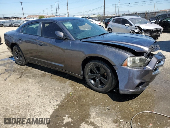 2014 Dodge Charger SE with VIN 2C3CDXBG8EH300848, listed as a Copart auction lot 50343885 with 96,410 mi miles and Salvage Title. Bid and sale history available at carsss.com. Image 4.