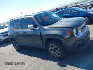 2016 Jeep Renegade Limited with VIN ZACCJBDT3GPD51130, listed as a IAAI auction lot 41725925 with 165,748 mi miles and . Bid and sale history available at DreamBid. Image 13.