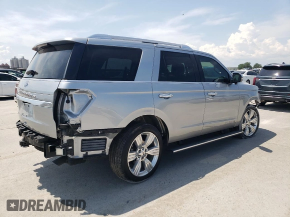 2023 Ford Expedition Platinum z VIN 1FMJU1L80PEA20712, wystawiony jako Copart lot #63437915 z przebiegiem Nie podano mil oraz Szkoda całkowita • Salvage title. Historia ofert i sprzedaży dostępna na DreamBid. Obrazek 3.