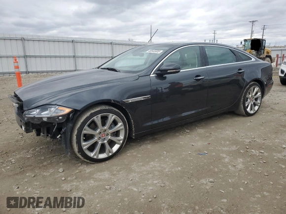 2018 Jaguar XJ Portfolio with VIN SAJWJ2GD9J8W15744, listed as a Copart auction lot 46645935 with 54,185 mi miles and Clean Title. Bid and sale history available at DreamBid. Image 1.