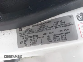 2012 GMC Canyon Work Truck with VIN 1GTC5LF99C8125249, listed as a IAAI auction lot 41661284 with 145,262 mi miles. Bid and sale history available at carsss.com. Image 9.