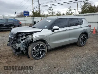 2022 Mitsubishi Outlander ES with VIN JA4J4TA89NZ027936, listed as a Copart auction lot 47934545 with 37,217 mi miles and Salvage Title. Bid and sale history available at carsss.com. Image 1.