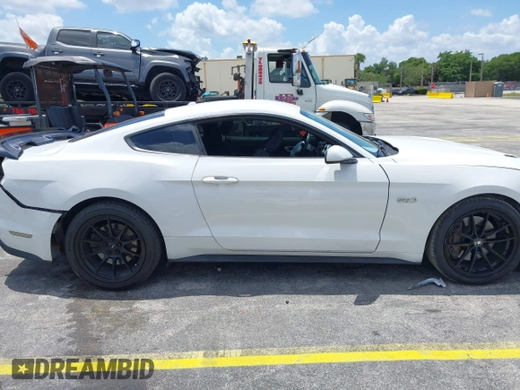 2019 Ford Mustang GT with VIN 1FA6P8CF6K5121986, listed as a IAAI auction lot 42150544 with 46,653 mi miles and . Bid and sale history available at DreamBid. Image 13.