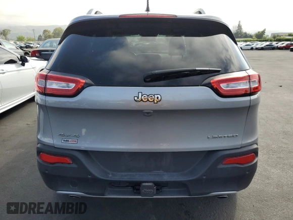 2014 Jeep Cherokee Limited with VIN 1C4PJMDS5EW197184, listed as a Copart auction lot 55699605 with 180,090 mi miles and Clean Title. Bid and sale history available at carsss.com. Image 6.