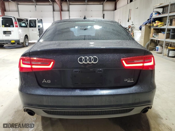 2015 Audi A6 3.0T Premium Plus with VIN WAUFGAFC7FN004942, listed as a Copart auction lot 46572395 with 171,693 mi miles and Salvage Title. Bid and sale history available at carsss.com. Image 6.